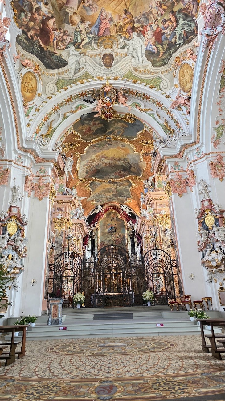 Interior of Einsiedeln Abbey church